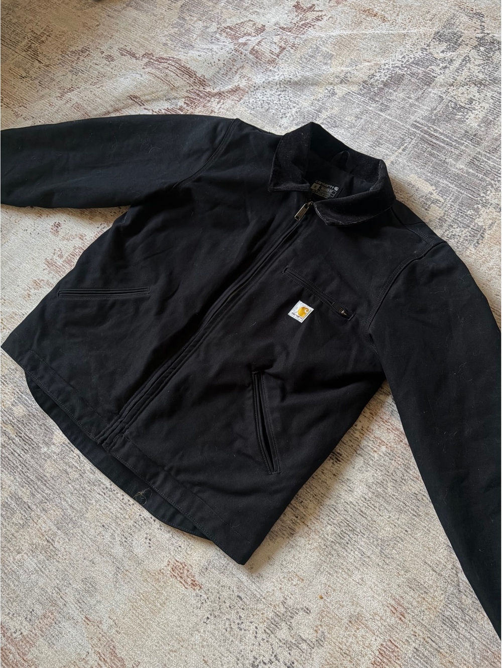 Carhartt 103828 Detroit Jacket Black Duck med Blanket Lined